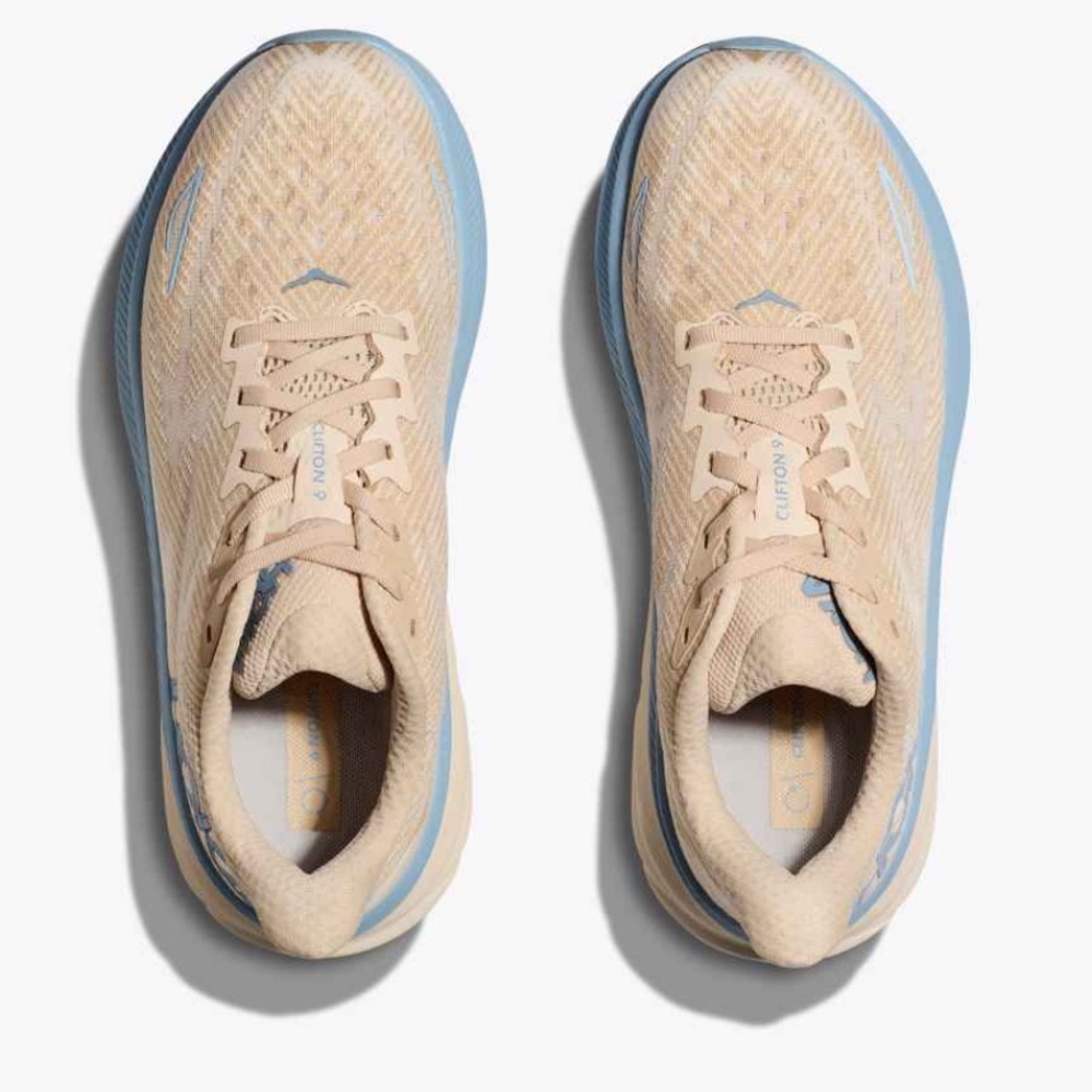 HOKA Clifton 9 women | EVERYDAY RUNNING
size 8 gently used Color: Oak / Alabaste - Picture 5 of 16